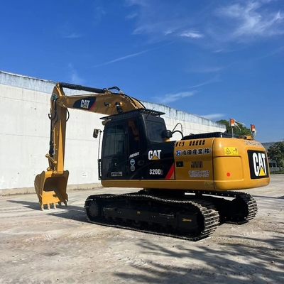 100% d'origine utilisée CAT Caterpillar 320D Crawler 1m3 capacité excavatrice hydraulique
