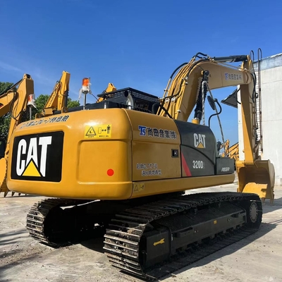 100% d'origine utilisée CAT Caterpillar 320D Crawler 1m3 capacité excavatrice hydraulique