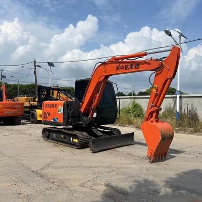 Mini-excavateur Hitachi ZX60 Excavateur à rouleaux d'occasion de 6 tonnes en bon état