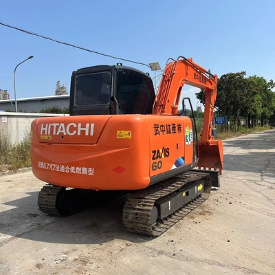 Mini-excavateur Hitachi ZX60 Excavateur à rouleaux d'occasion de 6 tonnes en bon état