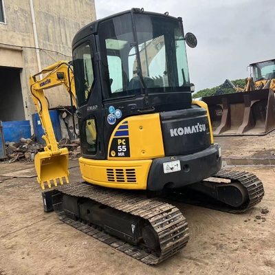 5 tonnes mini-excavatrice d'origine utilisée Komatsu PC55MR-2 PC50MR-2 Excavatrice à rampe Excavatrice d'occasion Machines de construction