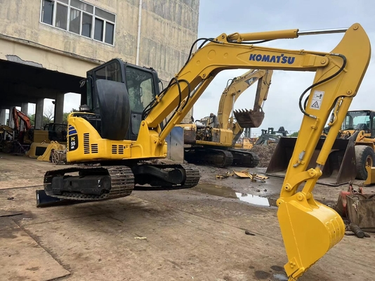 5 tonnes mini-excavatrice d'origine utilisée Komatsu PC55MR-2 PC50MR-2 Excavatrice à rampe Excavatrice d'occasion Machines de construction