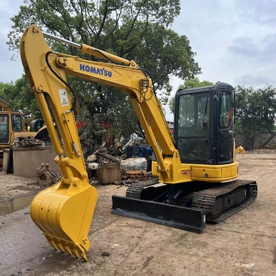 5 tonnes mini-excavatrice d'origine utilisée Komatsu PC55MR-2 PC50MR-2 Excavatrice à rampe Excavatrice d'occasion Machines de construction