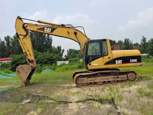 Excavateur d'occasion CAT 320C d'origine 20 tonnes Excavateur d'occasion CAT avec moteur CAT 3066ATAAC
