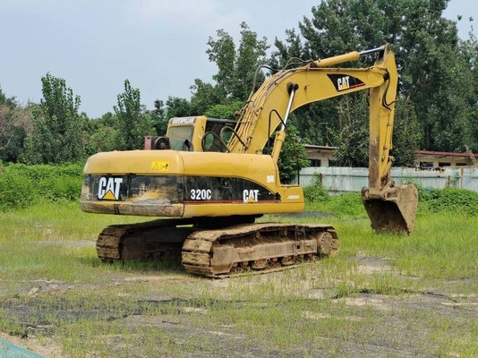 Excavateur d'occasion CAT 320C d'origine 20 tonnes Excavateur d'occasion CAT avec moteur CAT 3066ATAAC