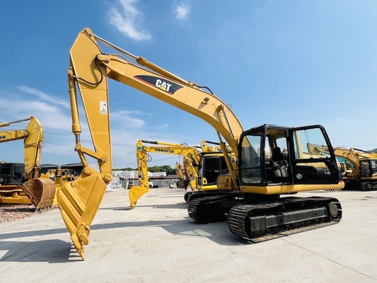 Excavateur à rouleaux d'occasion CAT 320C avec une profondeur maximale de creusement de 6550 mm et modèle de moteur CAT 3066