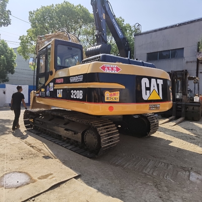 Excavateur CAT 320B d'occasion, Caterpillar, creuseuse à rampe de 20 tonnes avec moteur CAT 3066T.