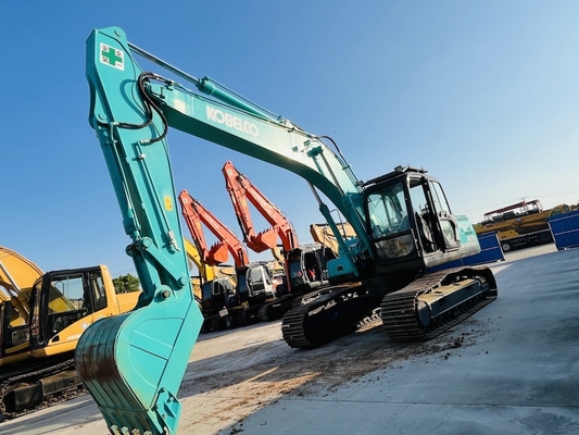 Excavateur hydraulique Kobelco SK210LC-8 utilisé d'origine 21 tonnes