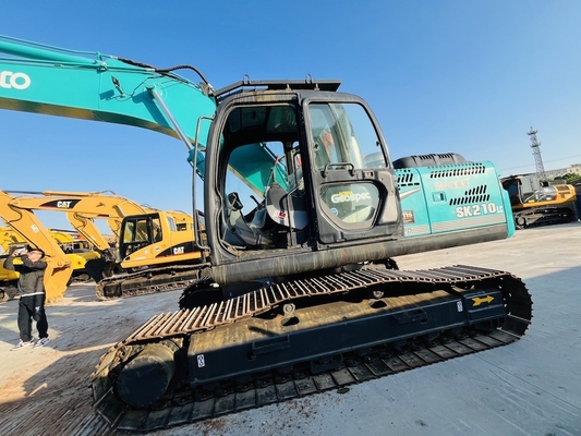 Excavateur hydraulique Kobelco SK210LC-8 utilisé d'origine 21 tonnes
