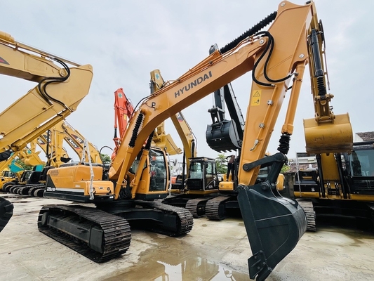 22 tonnes d'occasion Hyundai Digger original d'occasion Hyundai R220LC-9S Excavateur à rampe