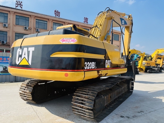Excavateur japonais d' origine CAT 320BL de seconde main, 20 tonnes Caterpillar utilisé Excavateur à rampe CAT 3066T moteur