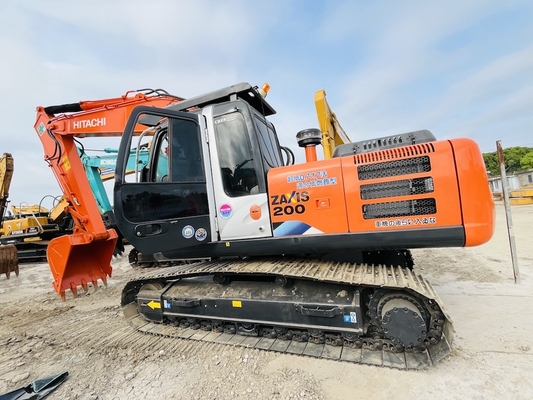 20 tonnes d'origine japonaise utilisée Hitachi ZX200-3G Excavateur à chenilles moteur ISUZU