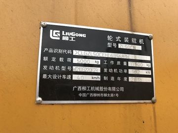 16 500 kilogrammes ont employé les chargeurs d'embout avant/le mini chargeur roue de LIugong ZL50CN
