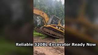 Le Japon original a utilisé le bon état d'excavatrice de chenille de CAT 320BL prêt à expédier